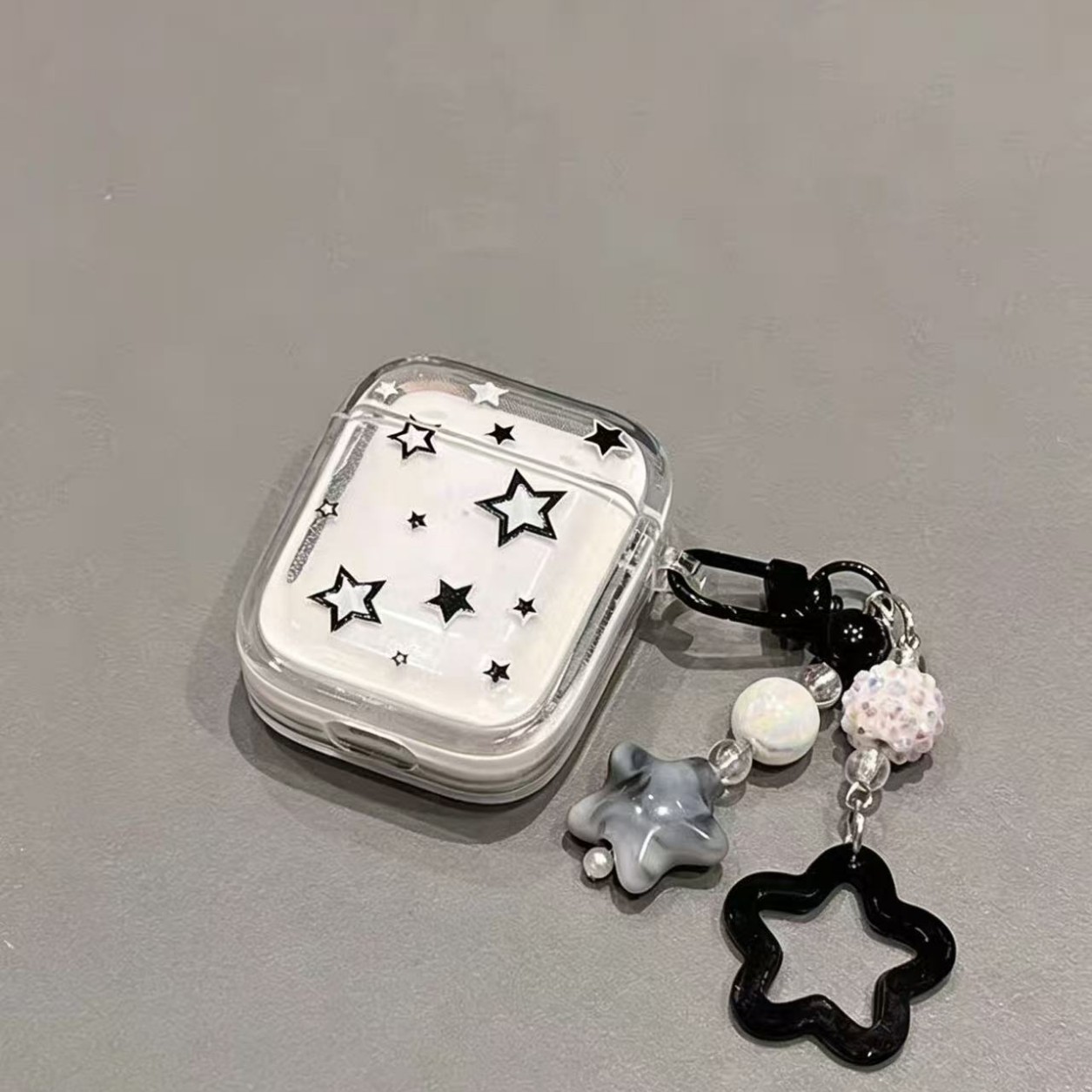 Estudo TPU con patrón de estrella para AirPods 1/2/3/4/pro/pro2/pro3