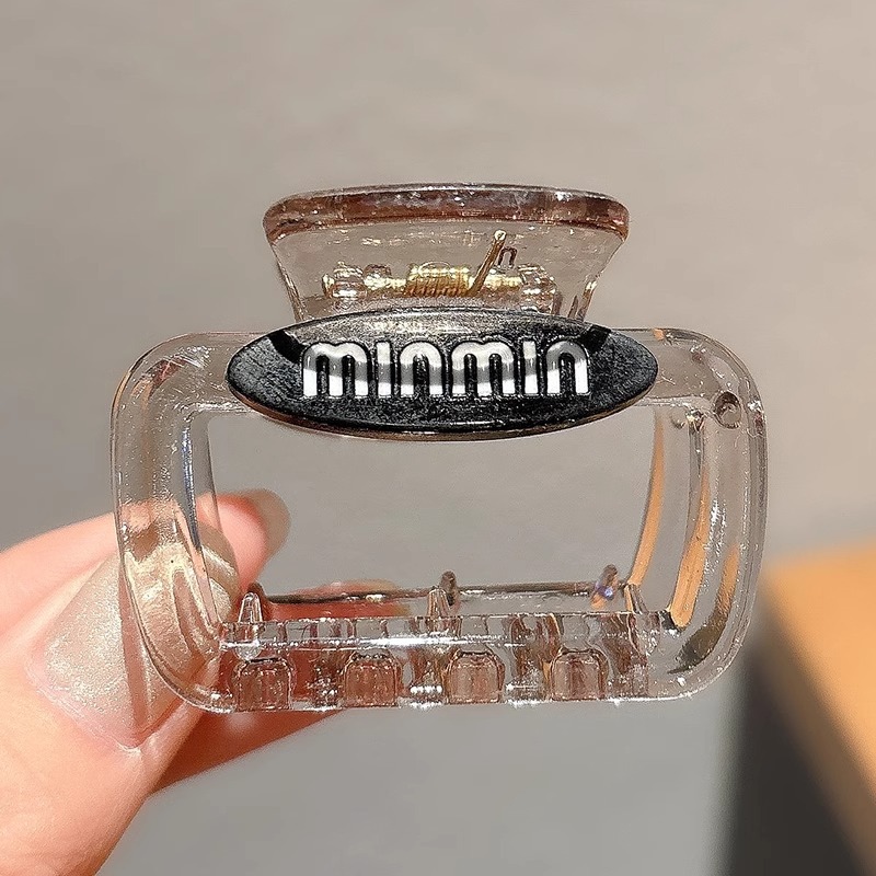 Carta cuadrada abrazadera de agarre esmeriada para mujeres de alta calidad 2025 nuevo disco de cabello de cabecera de cabecera de pescado pinza de cabello