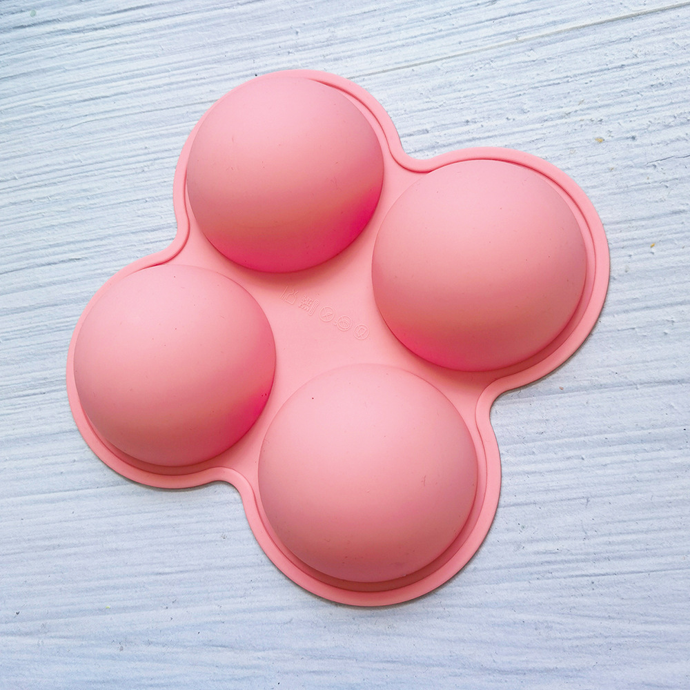 4 líneas 36 molde de silicona para pastel helado pudín molde de postre jabón utensilios de cocción