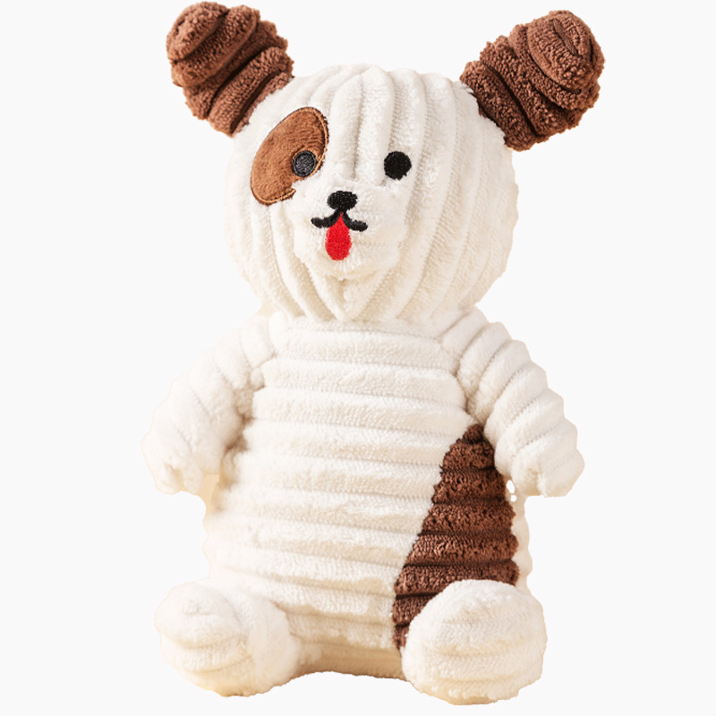 Dentado de perro acompañado de dibujos animados interactivos animalitos peluches juguetes de sonido perros pequeños para aliviar el aburrimiento gato juguetes para mascotas