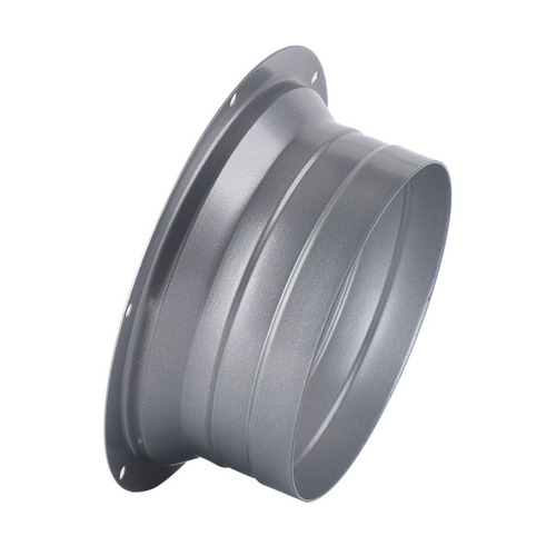 New wind system metal flange joint exhaust pipe connector new wind machine outlet square to round transition interface base