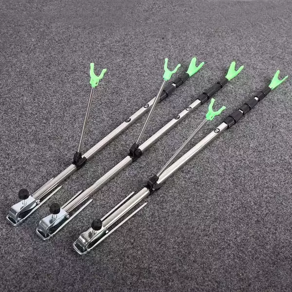Stainless Steel Square Bracket Square Fishing Rod Holder Fishing Hand Rod Holder Stainless Steel Thickened Fishing Rod Turret Holder
