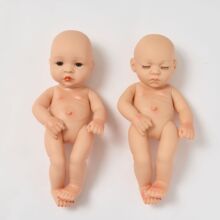 30cm重生娃娃光身搪胶裸娃 12寸仿真婴儿全软胶儿童玩具货源直销