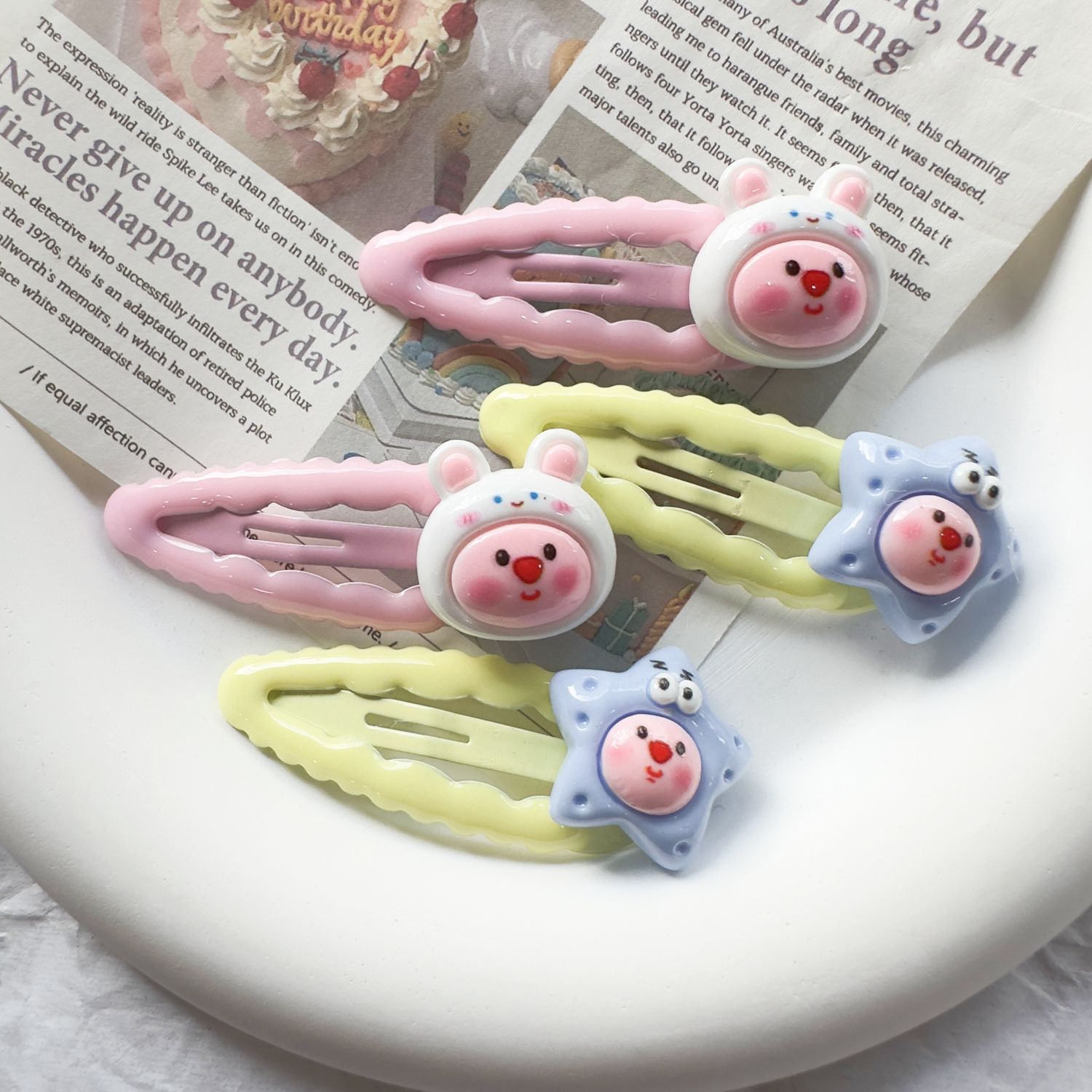 "만화 7 ""혼합 머리""."