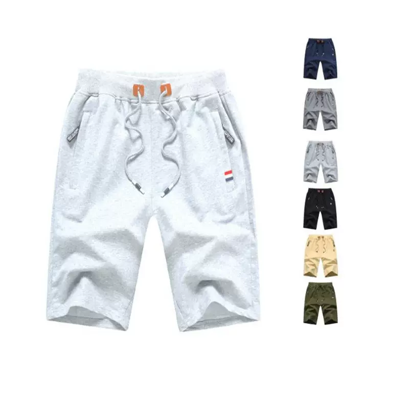 Men shorts五分裤男士休闲裤5分短裤男夏季运动宽松沙滩中裤速卖