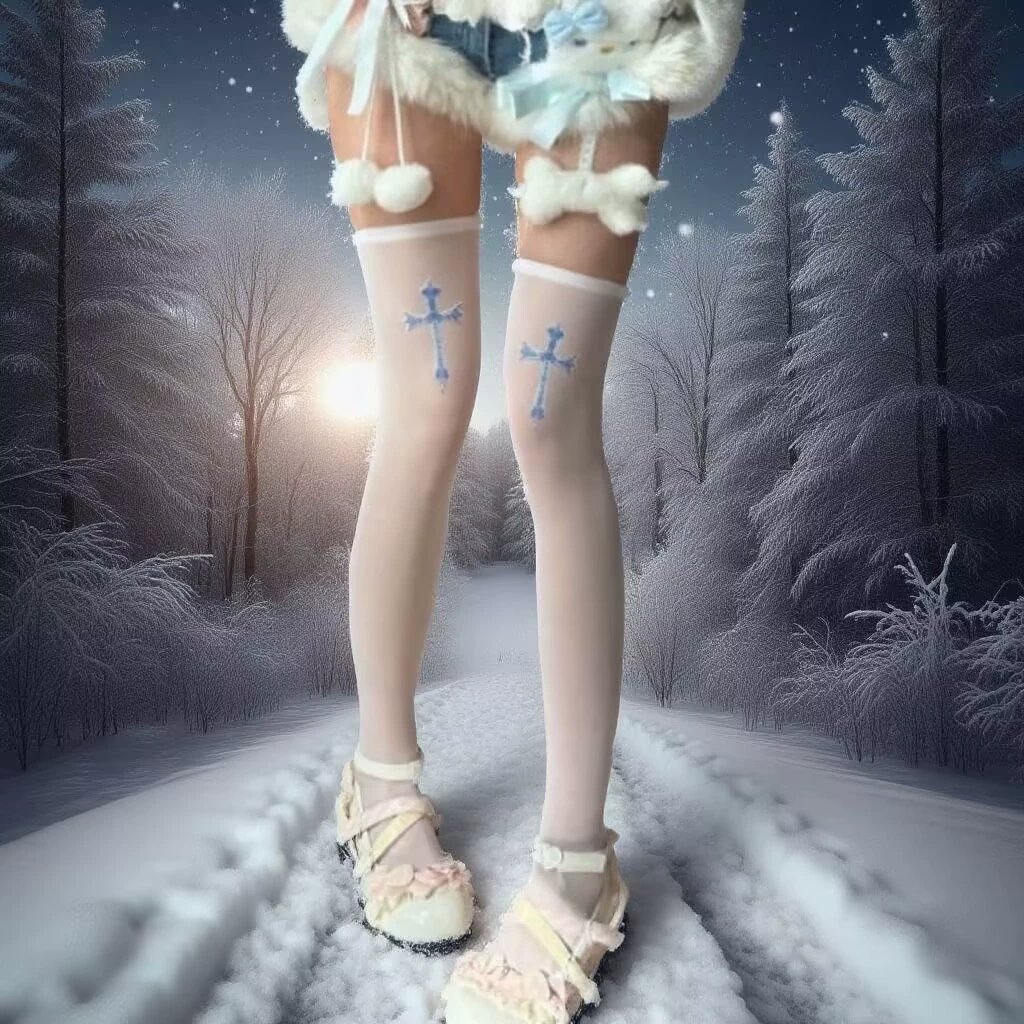 Женские чулки и колготки, тонкий шелк/нейлон, множественные стили (овер‑колено, сетка, кружево) one size
