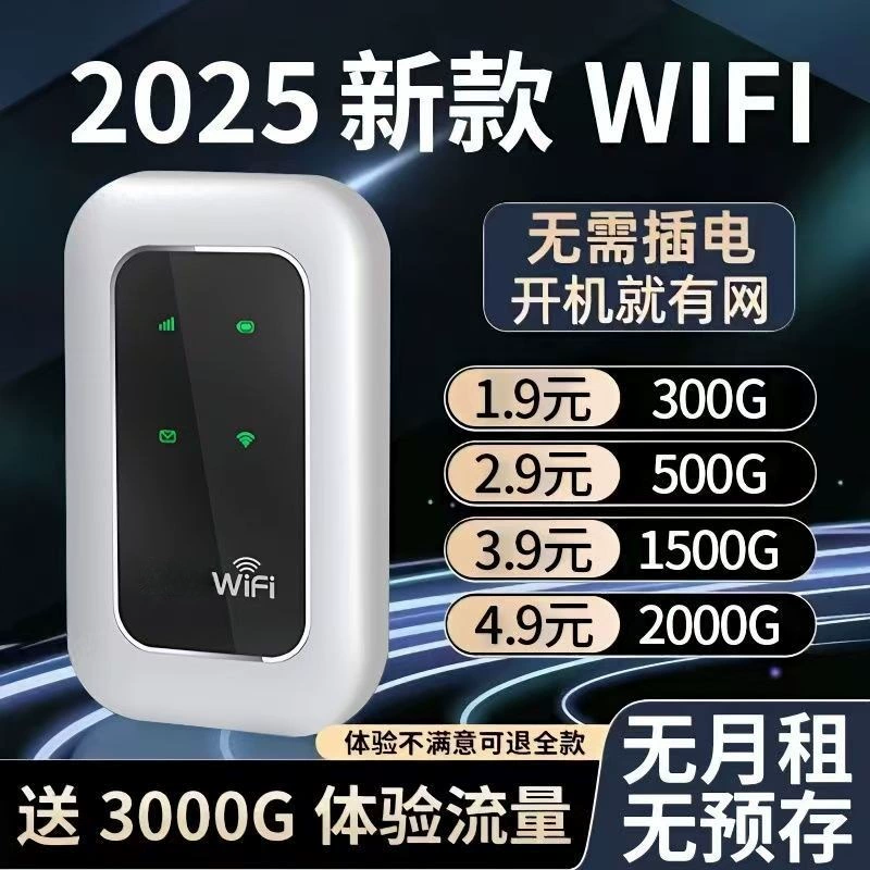 Портативный Wi-Fi с режимом онлайн на 2025 года, для дома, школа, мобильный интернет без ограничений, любая платформа