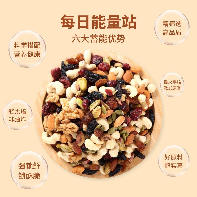 Super Meal 英文包装可改标签每日坚果混合果仁Mix Nuts外贸跨境|undefined