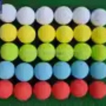 45mm高尔夫球室内球儿童玩具娱乐手工球发泡球EVA单色球克莱因蓝