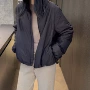 轻便轻盈棉衣骆驼绒夹克