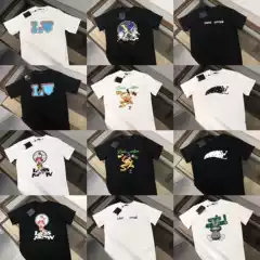 Cross-Border Foreign Trade Donkey Brand T-Shirt 26 Summer New Collection Cartoon Print Casual Loose Short Sleeve for Men and Women