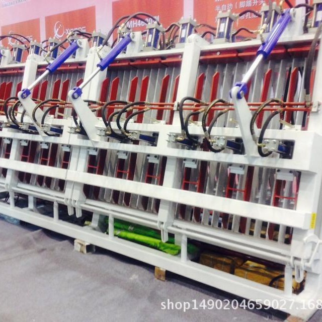 双面油压可分段MH6200拼板机 木屋木结构拼接用全自动拼接机