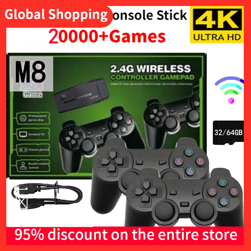 Cross-Border M8 Game Console Hd Wireless Handle Ps1 Game Console Arcade Double Hd Retro Home Game Console