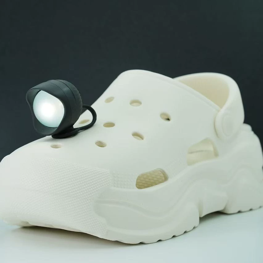 Фары для Crocs Outdoor Sports Rechargeable Beach Crocs обувь светлая внешняя обувь Светодиодная обувь