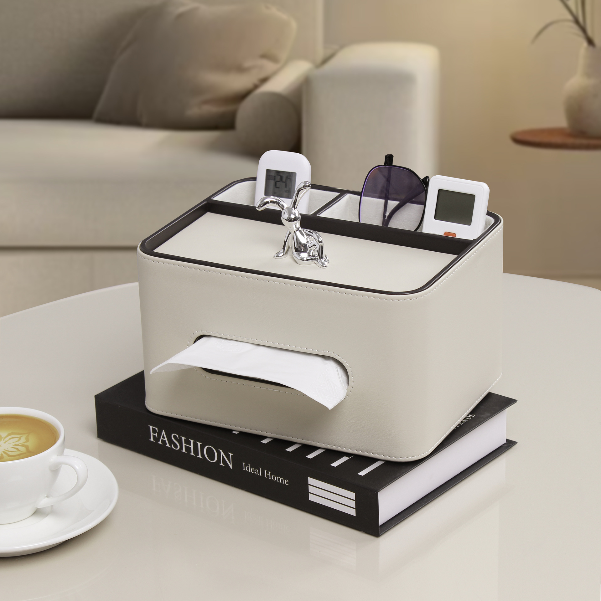 ティッシュケース携帯電話ホルダーリモコン収納ケースリビングクリエイティブ多機能軽量高級デスクトップ代発