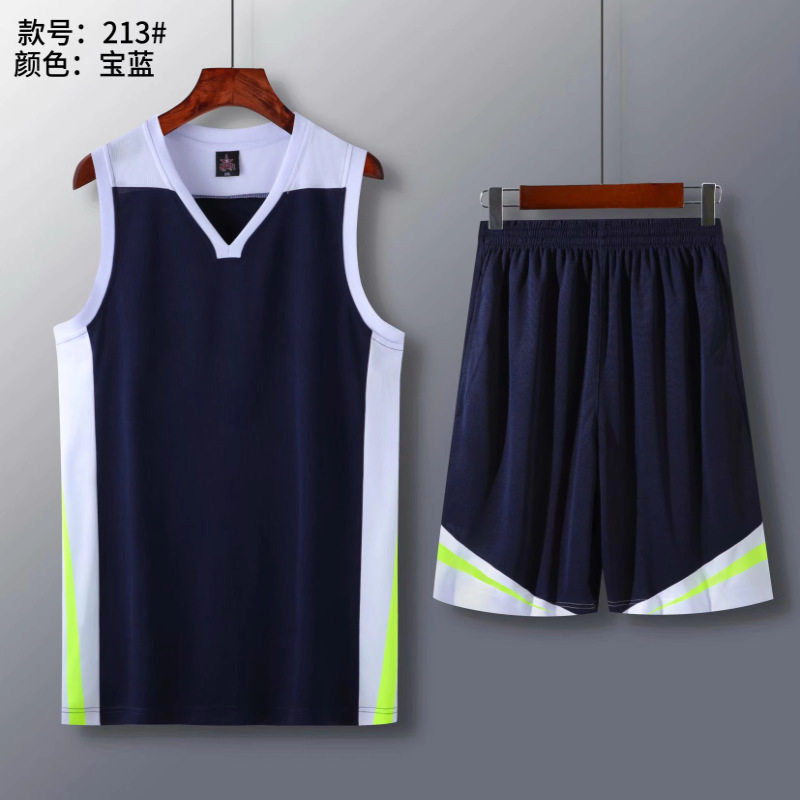 夏季青少年运动团队篮球服套装  透气吸汗学生比赛背心篮球服印号|undefined