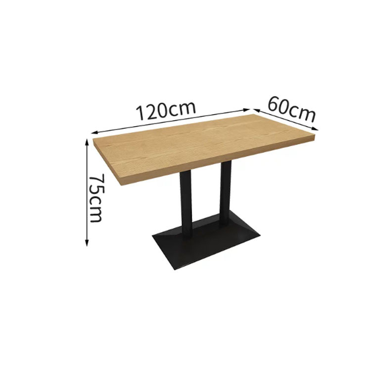 Juego de Mesa y Sillas para Comedor de Madera Maciza para Restaurante