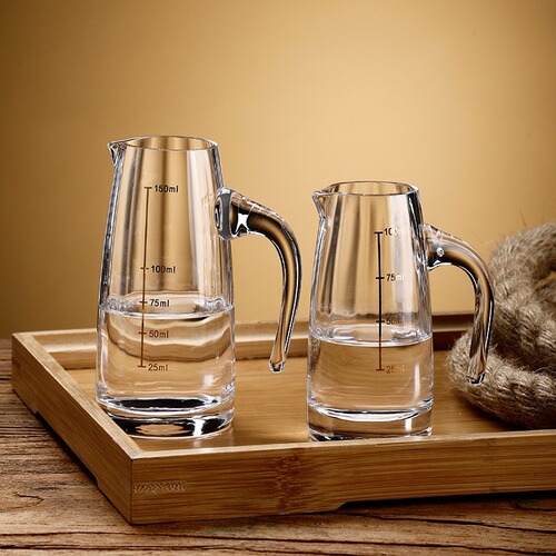 Baer crystal wine dispenser wholesale 100m wine measuring device Zhiling wine dispenser household commercial glass wine set