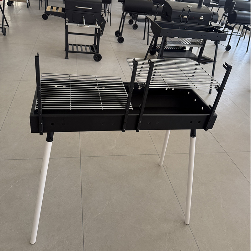 Estufa de barbacoa plegable portátil para exteriores Estufa de barbacoa de carbón sin humo para el hogar Estufa de barbacoa engrosada para el patio al por mayor