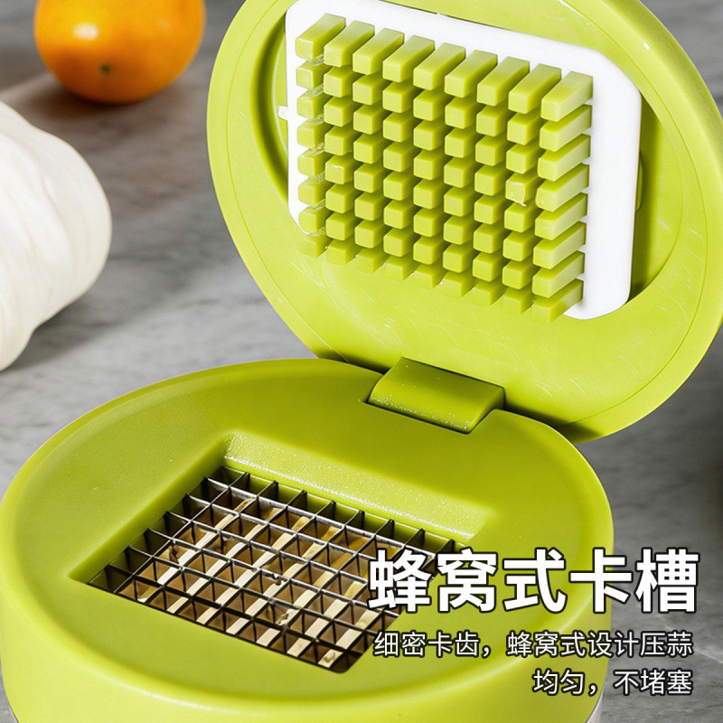 Cocina buena ayuda de prensado manual de ajo artefacto mágico diseño multifuncional tipo prensado de ajo cortado jengibre cortado nueces ajo herramienta