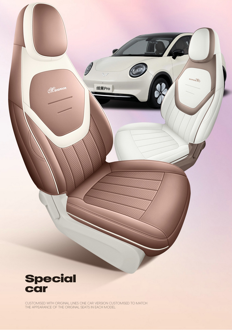 2026 Wuling Bingo PRO Special Full-Coverage Car Seat Covers, Bingo PRO Perforated Breathable Leather Seat Covers