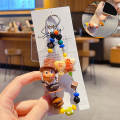 Acessórios de pingente de boneca boneca feita à mão diy estrela bonito frisado telefone móvel pingente de carro chaveiro pingente de boneca 10