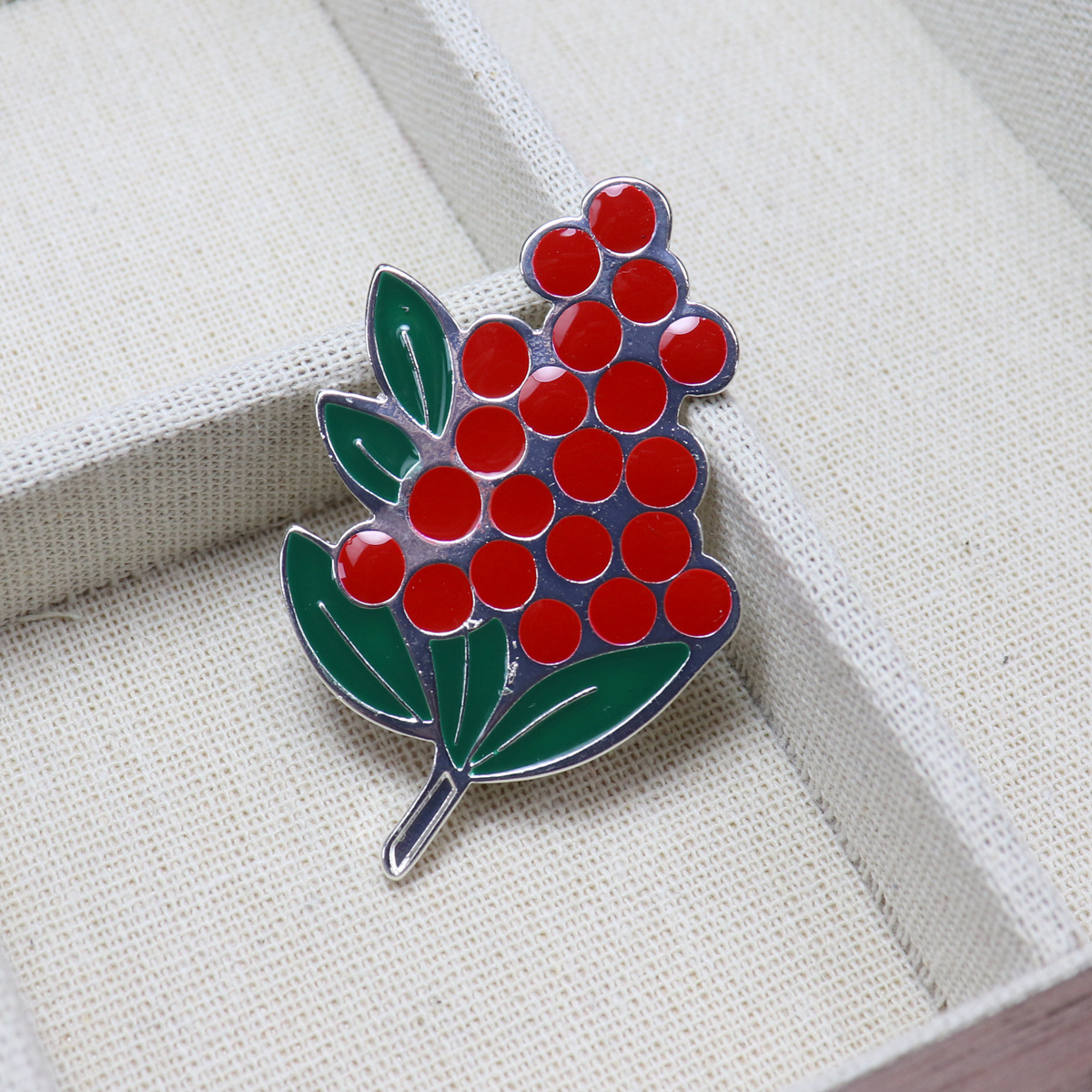 Japan Kyoto SOU Element Animal Flower Enamel Drop Glaze Brooch Corsage Accessories Small Gift Collection