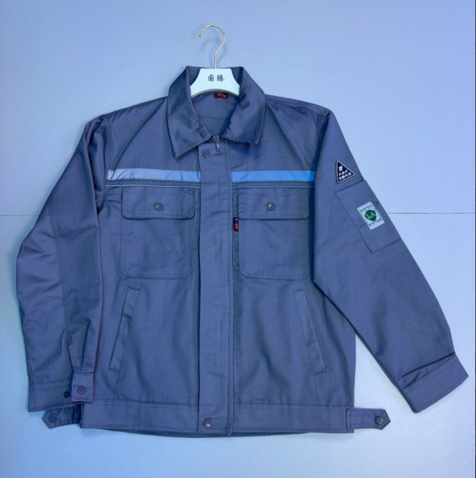 涤棉防静电劳保服工作服男棉服工装男反光车间工地工作服耐磨耐脏|undefined