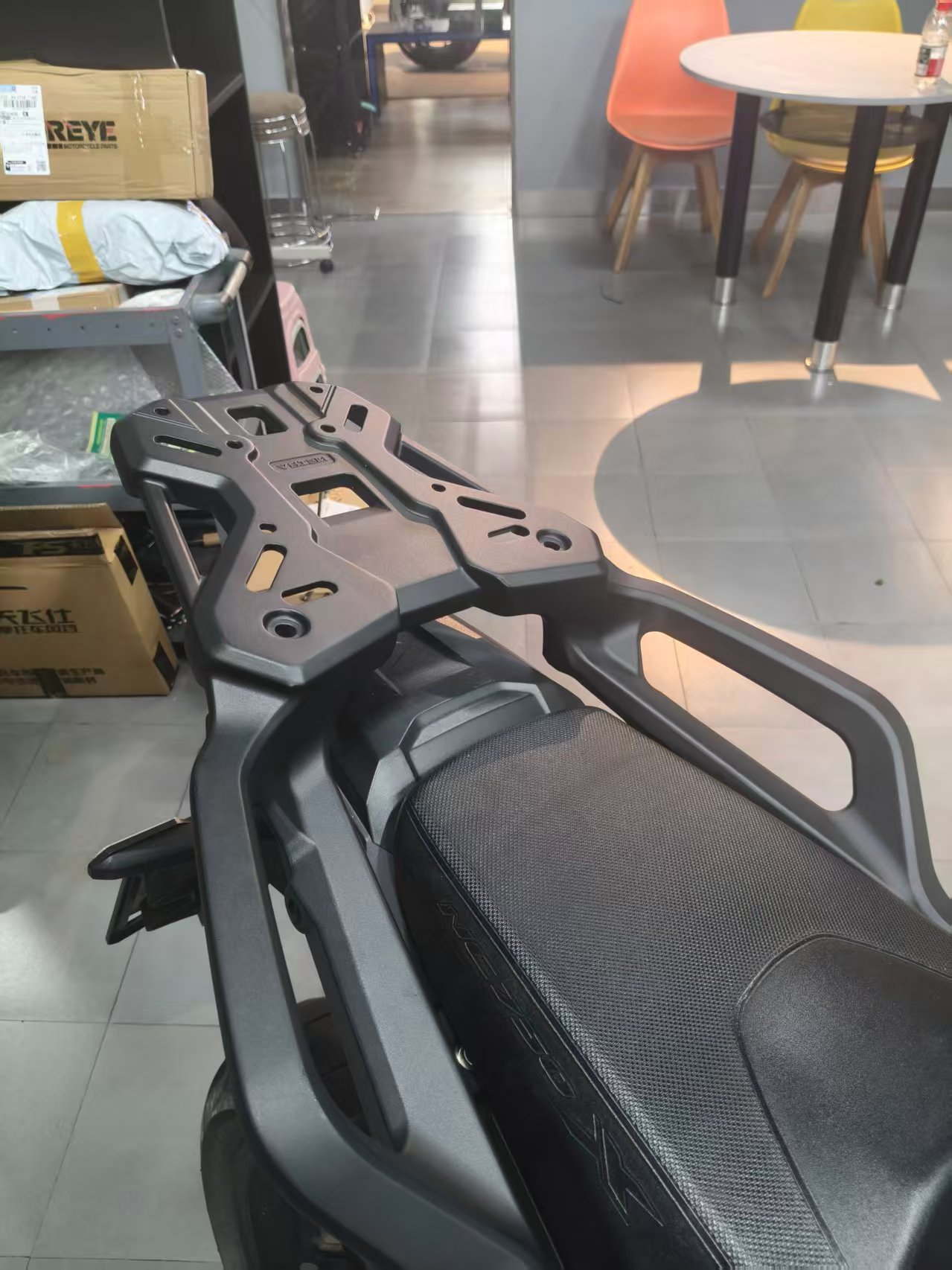 Suitable for 21-26 Models of Honda Nc750X Rear Rack Integrated Aluminum Alloy Tail Rack Tail Box Rack Armrest Tail Wing Hanger