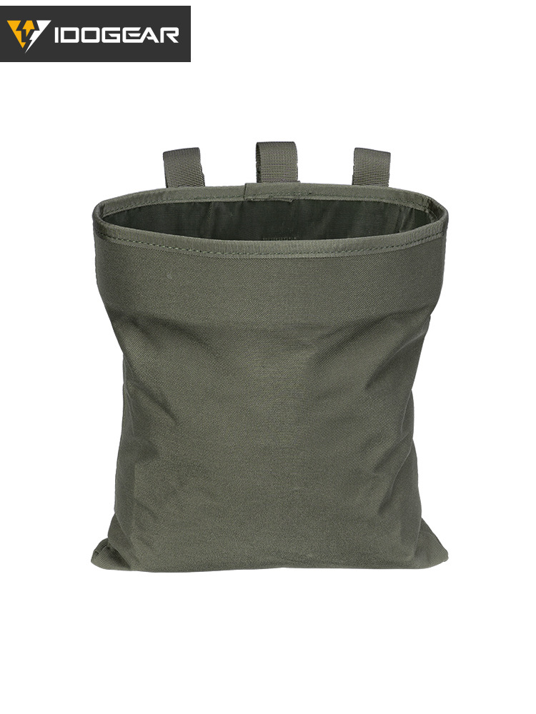 IDOGEAR pequeño clip de escorpión de acero bolsa de reciclaje ventiladores militares bolsa de almacenamiento táctico sello de cintura bolsa de accesorios al aire libre CS bolsa de artículos diversos