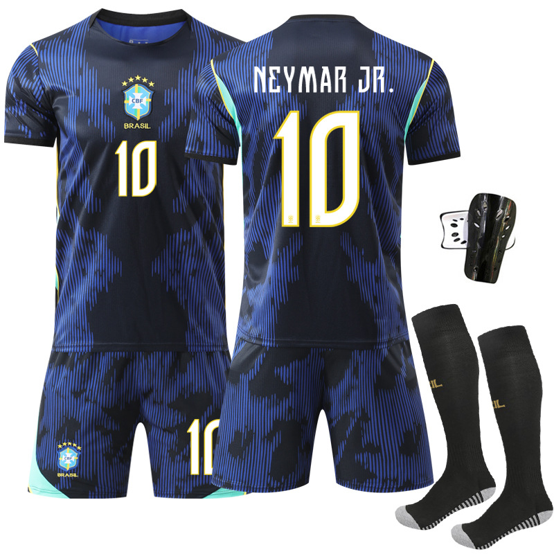 2627 Brazil Away Football Jersey World Cup National Team Jersey No. 10 Neymar No. 7 Vinicius Jersey