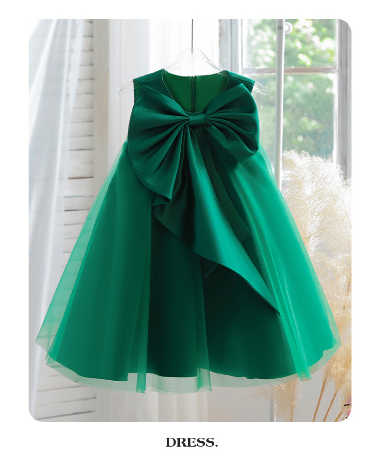 416g Weight Children's Dress Children's Clothing Type Above Knee Dress Length Type Sleeveless Sleeve Length Party Dress Dresses Type Polyester Fabric Type High Waist Waist Line Toddler(3-6Years) Age Group Family Gathering, Party Occasion Round Neck Neckline Loose Fit Type Bow Knot Pattern Summer Season Girl'S Gender Elegant, Princess, Cute Style Elegant Princess Cute Bow Knot Polyester Girls Dresses 17