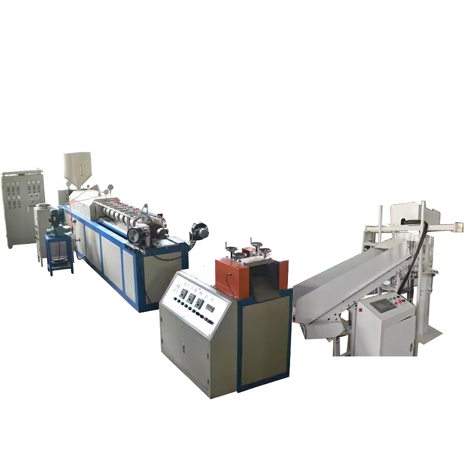 富士现货花菜网套挤出机  云南套香瓜泡沫网设备甘肃网套机