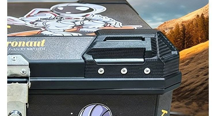 Large-capacity motorcycle tail box luggage case for electric vehicles, suitable for waterproof L-scooters, 70-liter large-capacity box