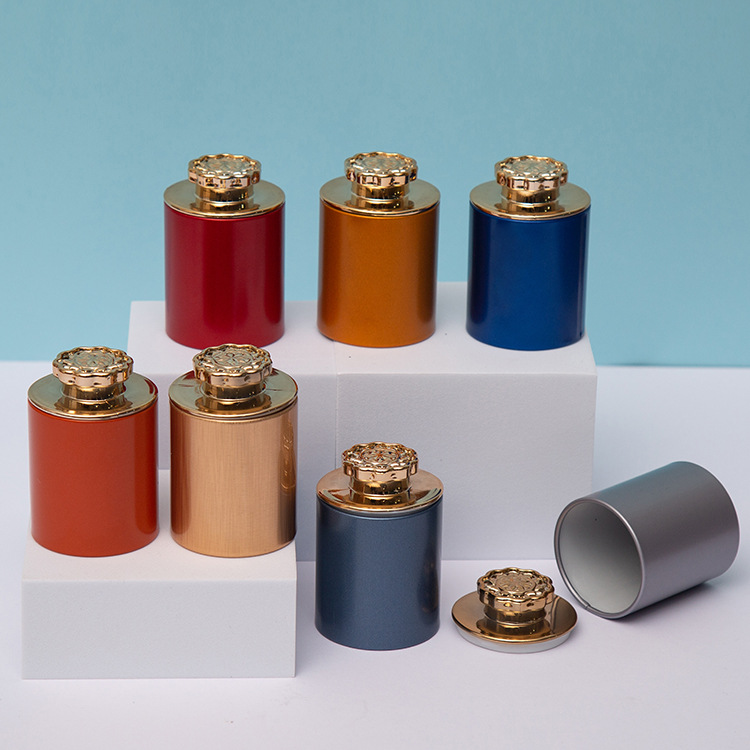 小罐茶空罐子茶叶包装金属铁罐一泡一罐红茶岩茶绿茶通用包装铁罐