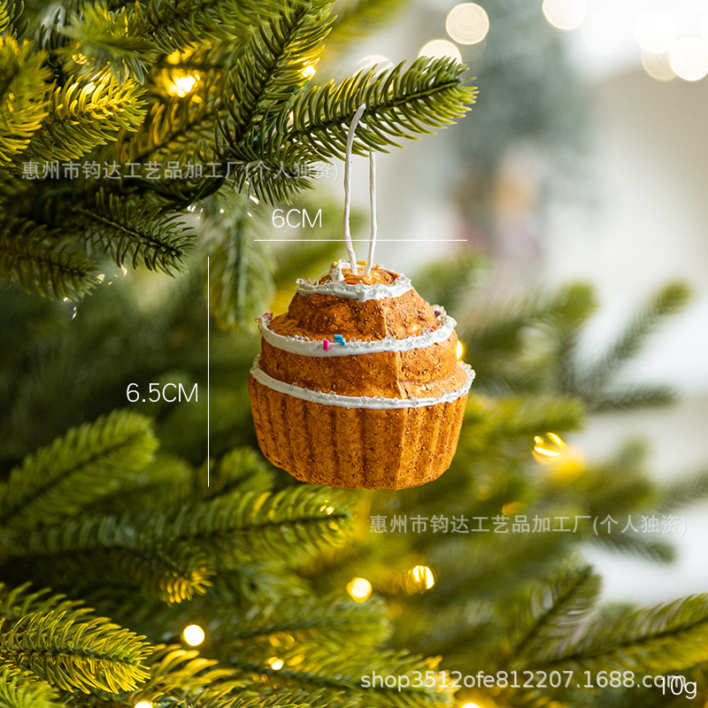 거품 진저브레드 케이크