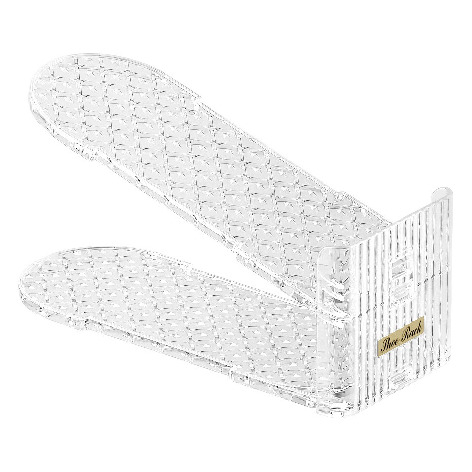 New Adjustable Shoe Rack Wholesale Plastic Dormitory Home Shoe Cabinet Double-Layer Thickened Slipper Storage Integrated Shoe Holder Light Luxury