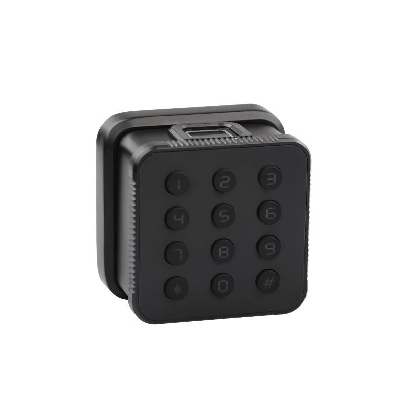 Cerradura de puerta inteligente de inducción electrónica cuadrada americana dedicada transfronteriza en lugar de cerradura esférica cerradura de tres barras cerradura de huella digital de la puerta interior