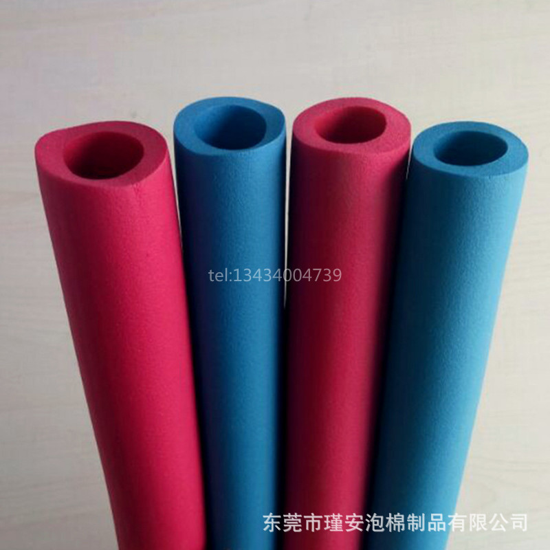 橡塑厂家批发 高密度光面发泡管 闭孔高回弹撕不破EVA彩色橡塑管