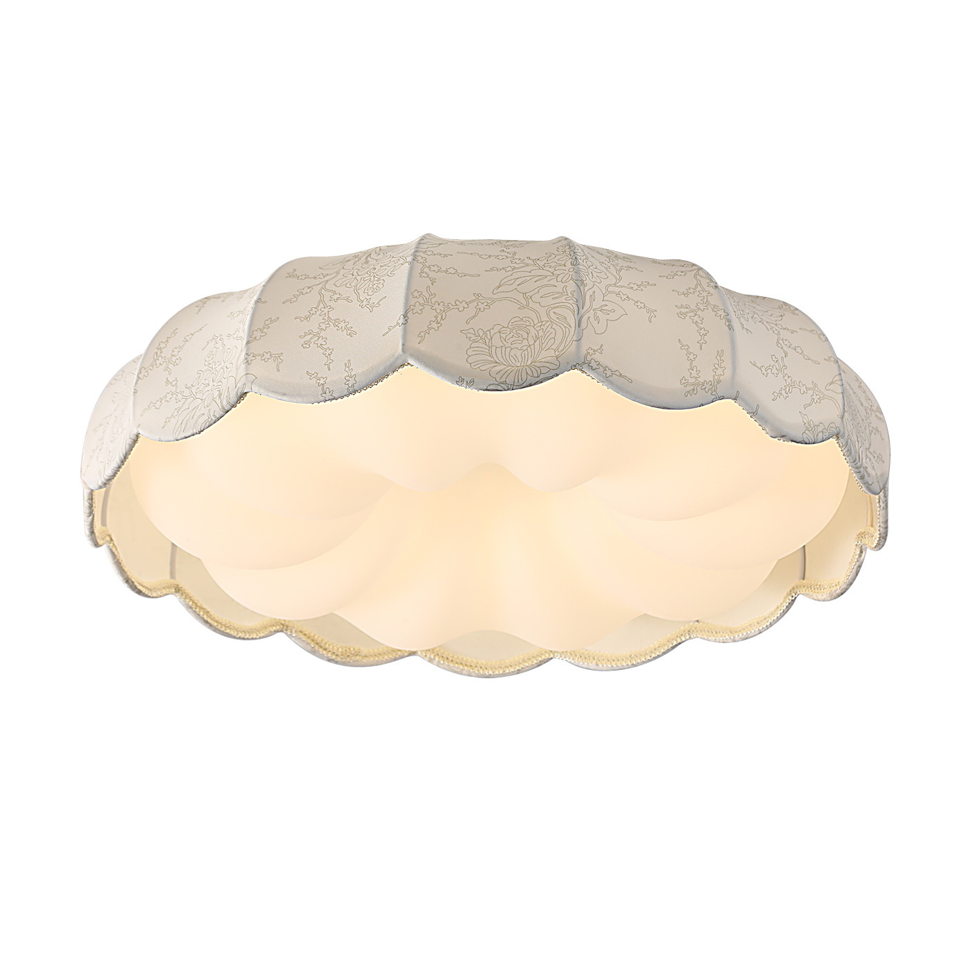 Luz de techo del dormitorio red de crema roja lámpara de viento de la habitación creativa calabaza simple moderna lámpara de protección de ojos de espectro completo FL74