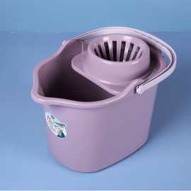 拖把桶水桶加厚轮家用厨房水带拖把双层滤水塑料长方形桶拖布桶