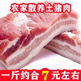 【新品促销】10斤带皮前后腿肉带皮五花肉农家散养土猪肉鲜冻5斤