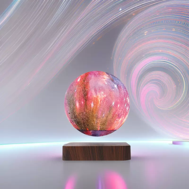 唯美银河星球灯磁悬浮银河球彩色梦幻创意氛围灯家居温馨摆件装饰