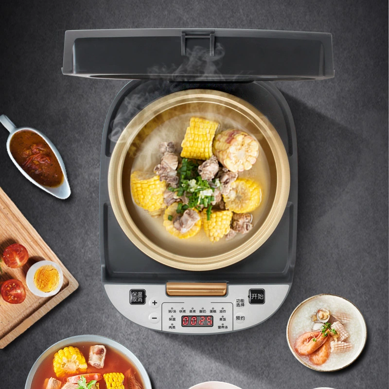 Кухонная рисоварка RICE COOKER ... 5L большой объём емкости травяной Перминал умная многофункциональная резервация ..