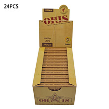 跨境爆款OHIS手卷纸78mm带tips慢燃纸未漂白木浆纸rolling paper