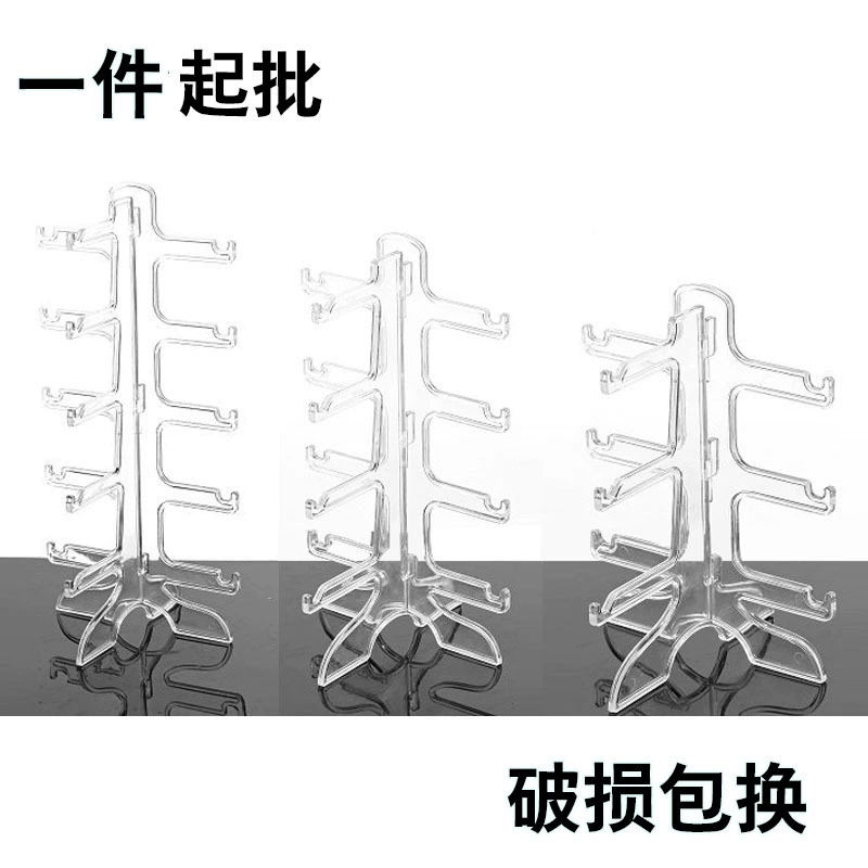 Настольная подставка для очков, витрина для очков для близорукости, шкаф для солнцезащитных очков, прозрачная полка, 3 пары, 4 пары, 5 пар, 6 пар