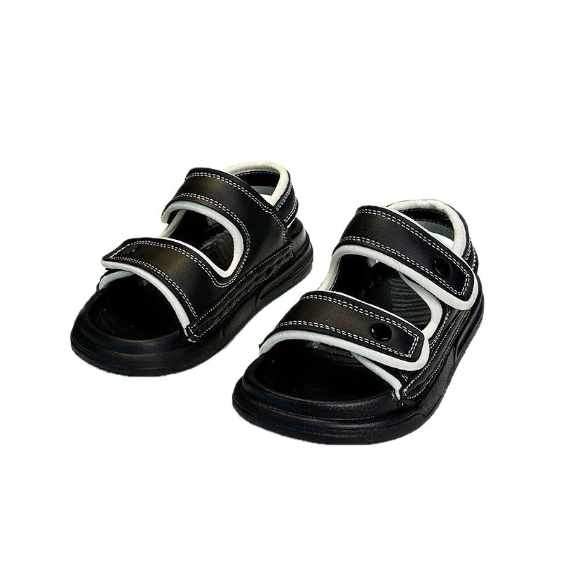 Sandalias de dedos abiertos huecos para niños 2026 verano nuevo tipo de zapatos de bebé antideslizantes con suela suave zapatos de playa casuales para niños mayores image 6