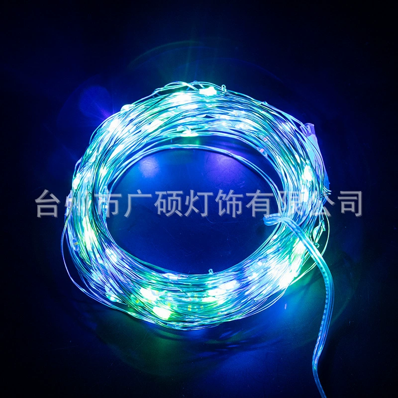 Battery Box USB Copper Wire LED String Lights, Multi-Length 2–20 m, Warm/White/Color