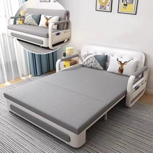 沙发床两用简易多功能储物伸缩小户型客厅推拉单人双人沙发可折叠
