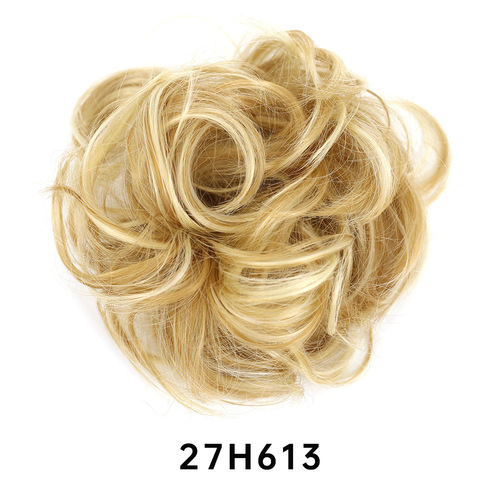 Ball head wig, messy curls, coiled hair wig, fluffy curls, European and American hair accessories, Hair Bun